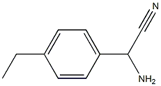 2-氨基-2-(4-乙基苯基)乙腈 结构式