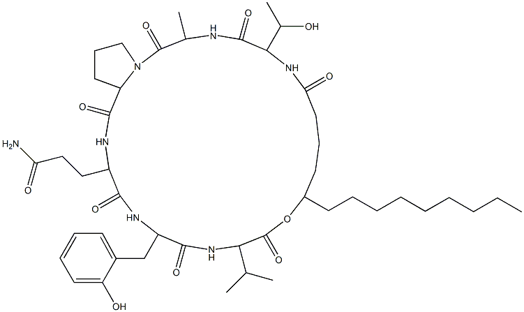 抗生素 A43F 结构式