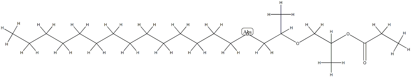 PPG-2 肉豆蔻醇醚丙酸酯 结构式