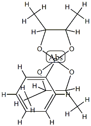 2,3,7,8-Tetramethyl-5-phenyl-1,4,6,9-tetraoxa-5-phospha(V)spiro[4.4]nonane 结构式