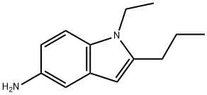 1H-Indol-5-amine,1-ethyl-2-propyl-(9CI) 结构式