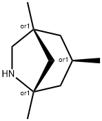 6-Azabicyclo[3.2.1]octane,1,3,5-trimethyl-,(1R,3R,5S)-rel-(9CI) 结构式