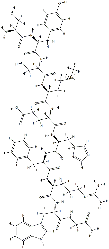ACTH amide (1-10), Phe(7)- 结构式