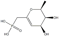 L-arabino-Hept-5-enitol, 2,6-anhydro-1,5,7-trideoxy-7-phosphono- (9CI) 结构式