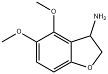 3-Benzofuranamine,2,3-dihydro-4,5-dimethoxy-(9CI) 结构式