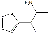 2-Thiopheneethanamine,  -alpha-,-bta--dimethyl- 结构式