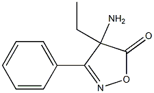 5(4H)-Isoxazolone,4-amino-4-ethyl-3-phenyl-(9CI) 结构式