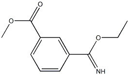 methyl 3-(ethoxy(imino)methyl)benzoate 结构式