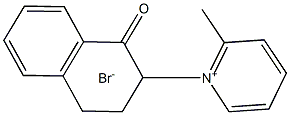 Pyridinium,2-methyl-1-(1,2,3,4-tetrahydro-1-oxo-2-naphthalenyl)-, bromide (1:1) 结构式