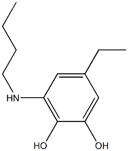 1,2-Benzenediol,3-(butylamino)-5-ethyl-(9CI) 结构式