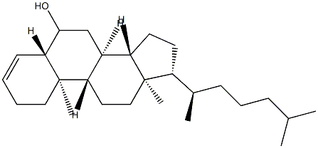 5α-Cholest-3-en-6-ol 结构式