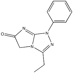 1H-Imidazo[2,1-c]-1,2,4-triazol-6(5H)-one,3-ethyl-1-phenyl-(9CI) 结构式