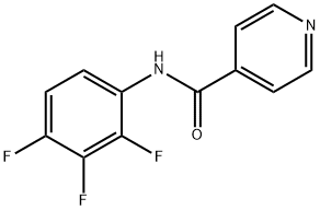 4-Pyridinecarboxamide,N-(2,3,4-trifluorophenyl)-(9CI) 结构式
