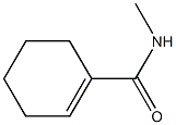 1-Cyclohexene-1-carboxamide,N-methyl-(7CI,9CI) 结构式
