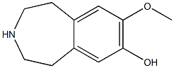 1H-3-Benzazepin-7-ol,2,3,4,5-tetrahydro-8-methoxy-(9CI) 结构式