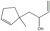 2-Cyclopentene-1-ethanol,alpha-ethenyl-1-methyl-(9CI) 结构式