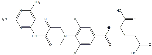 7-hydroxydichloromethotrexate 结构式