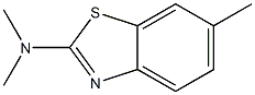 2-Benzothiazolamine,N,N,6-trimethyl-(9CI) 结构式