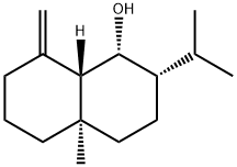 (8aβ)-Decahydro-4aα-methyl-8-methylene-2α-isopropylnaphthalen-1α-ol 结构式