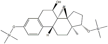 3,17β-Bis[(trimethylsilyl)oxy]estra-1,3,5(10)-trien-7α-ol 结构式
