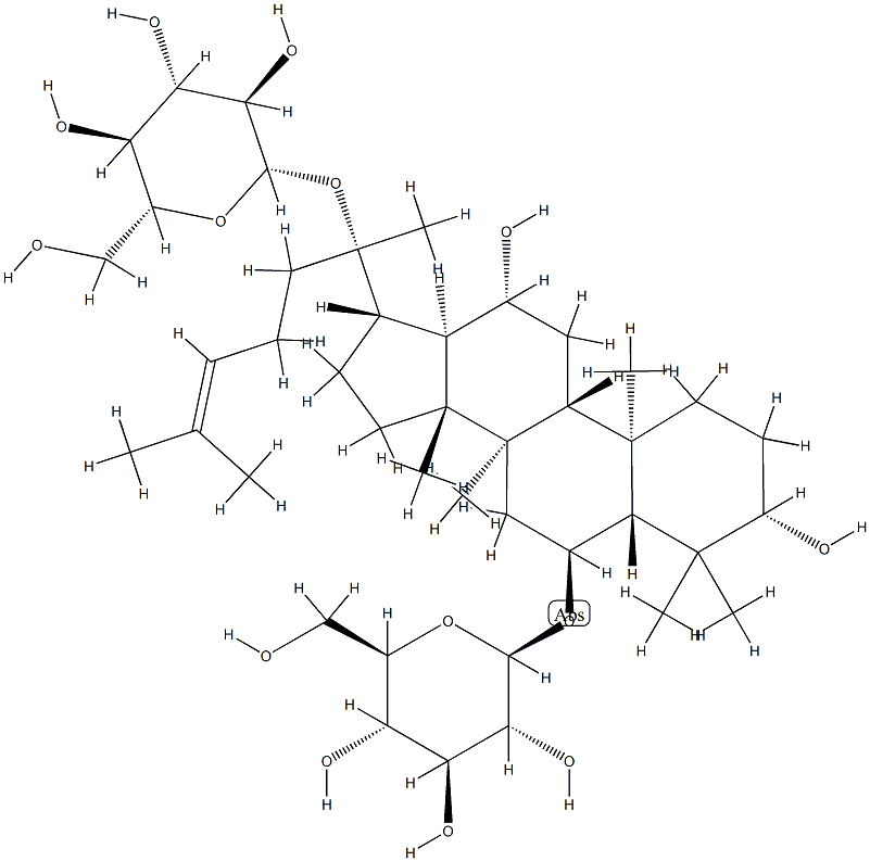 Sanchinoside Rg1 结构式