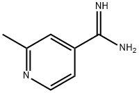 4-Pyridinecarboximidamide,2-methyl-(9CI) 结构式