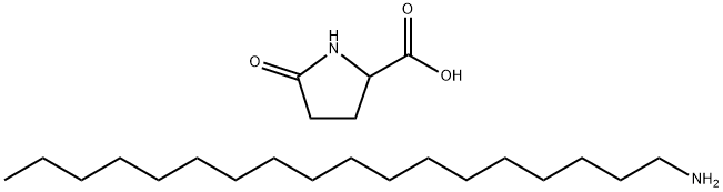 5-oxo-DL-proline, compound with octadecylamine (1:1)  结构式