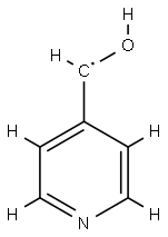 4-PYRIDYLMETHANOL 结构式