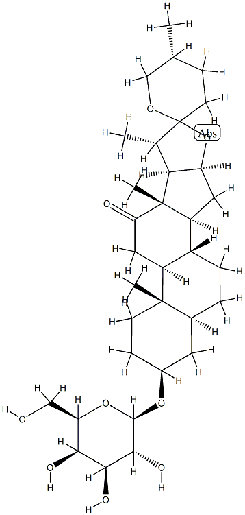 龙舌兰苷A 结构式