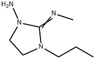 1-Imidazolidinamine,2-(methylimino)-3-propyl-(9CI) 结构式