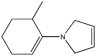 1H-Pyrrole,2,5-dihydro-1-(6-methyl-1-cyclohexen-1-yl)-(9CI) 结构式