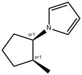 1H-Pyrrole,1-[(1R,2S)-2-methylcyclopentyl]-,rel-(9CI) 结构式