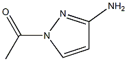 1H-Pyrazol-3-amine,1-acetyl-(9CI) 结构式