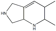 1H-Pyrrolo[3,4-b]pyridine,2,3,5,6,7,7a-hexahydro-2,3-dimethyl-(9CI) 结构式