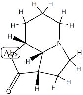 2H-Furo[2,3,4-hi]indolizin-2-one,octahydro-,(2aR,8aS,8bS)-rel-(9CI) 结构式