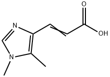 2-Propenoicacid,3-(1,5-dimethyl-1H-imidazol-4-yl)-(9CI) 结构式