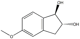 1H-Indene-1,2-diol,2,3-dihydro-5-methoxy-,(1R,2R)-rel-(9CI) 结构式