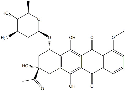 4'-epidaunomycin 结构式