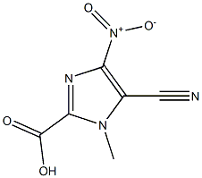 1H-Imidazole-2-carboxylicacid,5-cyano-1-methyl-4-nitro-(9CI) 结构式