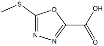 1,3,4-Oxadiazole-2-carboxylicacid,5-(methylthio)-(9CI) 结构式