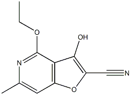 Furo[3,2-c]pyridine-2-carbonitrile,4-ethoxy-3-hydroxy-6-methyl-(9CI) 结构式
