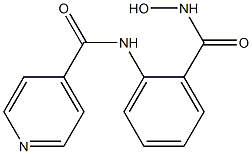 4-Pyridinecarboxamide,N-[2-[(hydroxyamino)carbonyl]phenyl]-(9CI) 结构式