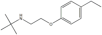 2-Propanamine,N-[2-(4-ethylphenoxy)ethyl]-2-methyl-(9CI) 结构式