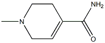 4-Pyridinecarboxamide,1,2,3,6-tetrahydro-1-methyl-(9CI) 结构式