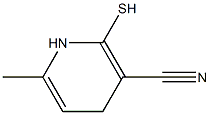 3-Pyridinecarbonitrile,1,4-dihydro-2-mercapto-6-methyl-(9CI) 结构式