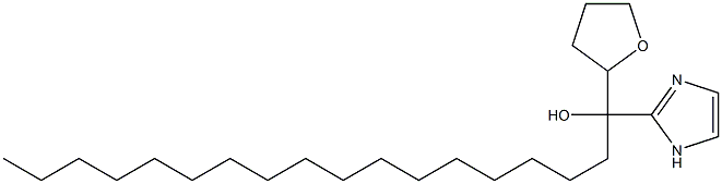 α-Heptadecyl-α-(tetrahydrofuran-2-yl)-1H-imidazole-2-methanol 结构式