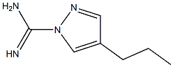 1H-Pyrazole-1-carboximidamide,4-propyl-(9CI) 结构式