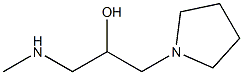 1-Pyrrolidineethanol,alpha-[(methylamino)methyl]-(9CI) 结构式