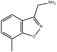 1,2-Benzisoxazole-3-methanamine,7-methyl-(9CI) 结构式