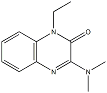 2(1H)-Quinoxalinone,3-(dimethylamino)-1-ethyl-(9CI) 结构式